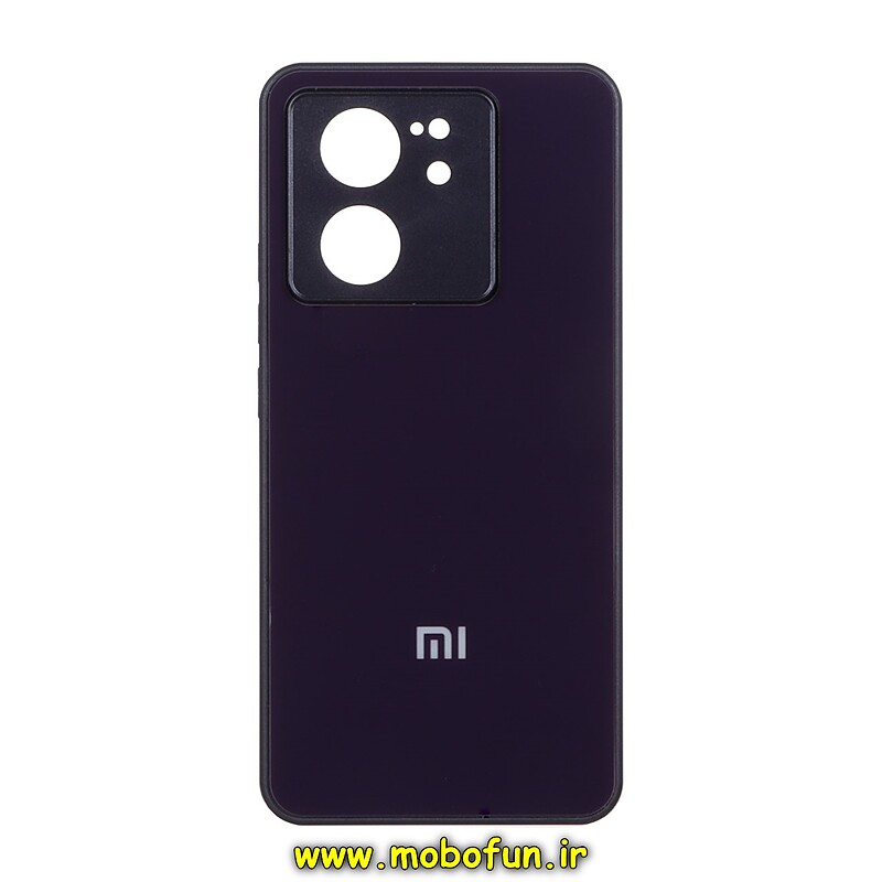 قاب گوشی Xiaomi 13T - Xiaomi 13T Pro شیائومی مدل PVD ضد خش پشت گلس شیشه ای محافظ لنز دار بنفش کد 27649