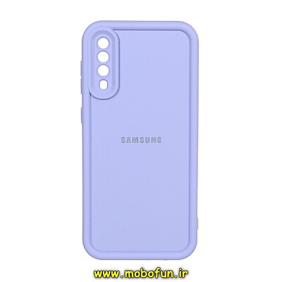 قاب گوشی Galaxy A30S - Galaxy A50S - Galaxy A50 سامسونگ طرح سیلیکونی Solid لوگو برجسته محافظ لنزدار یاسی کد 27752