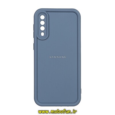 قاب گوشی Galaxy A30S - Galaxy A50S - Galaxy A50 سامسونگ طرح سیلیکونی Solid لوگو برجسته محافظ لنزدار فیلی کد 27753