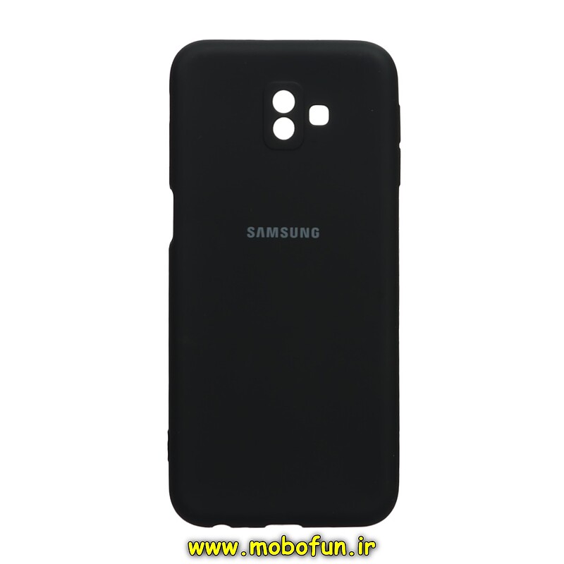 قاب گوشی Galaxy J6 Plus سامسونگ سیلیکونی های کپی زیربسته محافظ لنز دار مشکی کد 27852