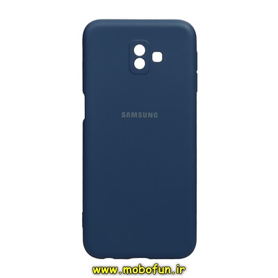 قاب گوشی Galaxy J6 Plus سامسونگ سیلیکونی های کپی زیربسته محافظ لنز دار سرمه ای کد 27853