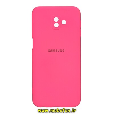 قاب گوشی Galaxy J6 Plus سامسونگ سیلیکونی های کپی زیربسته محافظ لنز دار صورتی فانتزی کد 27856