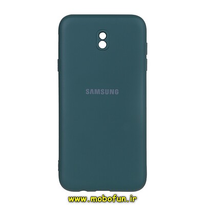 قاب گوشی Galaxy J7 Pro سامسونگ سیلیکونی های کپی زیربسته سبز تیره کد 27867