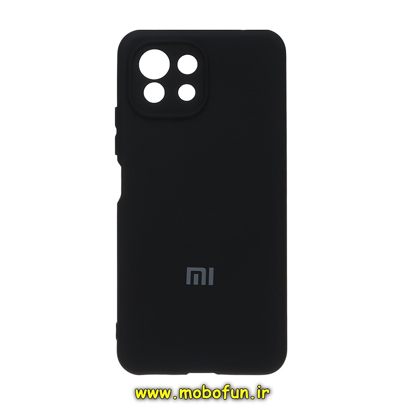 قاب گوشی Xiaomi Mi 11 Lite 4G - Mi 11 Lite 5G - Mi 11 Lite Ne شیائومی سیلیکونی های کپی زیر بسته محافظ لنز دار مشکی کد 27874