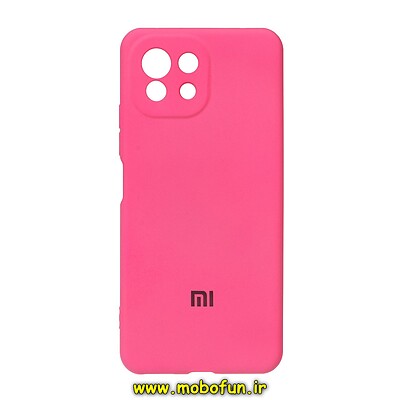 قاب گوشی Xiaomi Mi 11 Lite 4G - Mi 11 Lite 5G - Mi 11 Lite Ne شیائومی سیلیکونی های کپی زیر بسته محافظ لنز دار صورتی فانتزی کد 27877