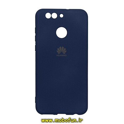 قاب گوشی Huawei Nova 2 Plus هوآوی سیلیکونی های کپی زیر بسته محافظ لنز دار سرمه ای کد 27881