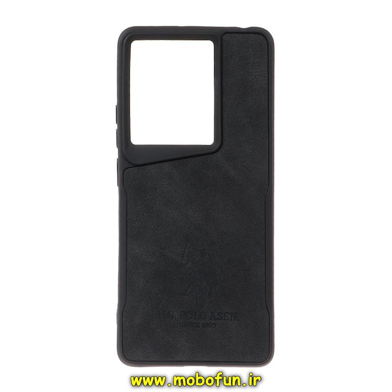 قاب گوشی Redmi Note 13 Pro 4G / Poco M6 Pro 4G / Redmi Note 14S شیائومی سیلیکونی نیوزون طرح جیر پولو POLO لاکچری مشکی کد 28090