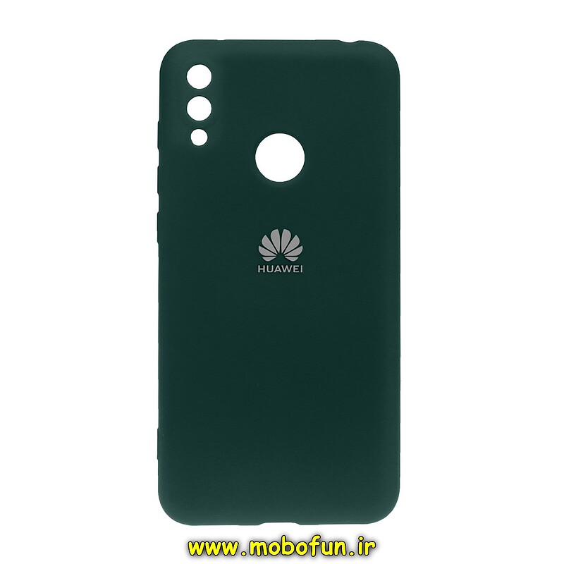 قاب گوشی Huawei Y7 2019 - Y7 Prime 2019 هوآوی سیلیکونی های کپی زیربسته محافظ لنز دار سبز تیره کد 28159