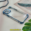 قاب گوشی iPhone 13 Pro Max آیفون طرح پشت طلق شیشه ای شفاف کپسولی اورجینال برند Unique Case محافظ لنزدار آبی کد 28231