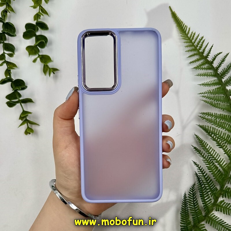 قاب گوشی Xiaomi 12 Lite شیائومی پشت مات متال کیس دور سیلیکونی یاسی کد 28279