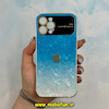 قاب گوشی iPhone 12 Pro آیفون طرح Camera Lens اورجینال دور کرومی یخی آبی سفید کد 28285