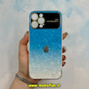 قاب گوشی iPhone 12 Pro Max آیفون طرح Camera Lens اورجینال دور کرومی یخی آبی سفید کد 28286
