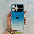 قاب گوشی iPhone 13 Pro آیفون طرح Camera Lens اورجینال دور کرومی یخی آبی سفید کد 28287