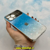 قاب گوشی iPhone 13 Pro Max آیفون طرح Camera Lens اورجینال دور کرومی یخی آبی سفید کد 28289