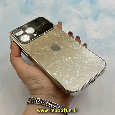 قاب گوشی iPhone 14 Pro Max آیفون طرح Camera Lens اورجینال دور کرومی یخی بنفش نسکافه ای کد 28293