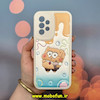 قاب گوشی Galaxy A53 سامسونگ طرح سه بعدی پافر کارتونی باب اسفنجی محافظ لنز دار کد 28296