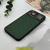 قاب گوشی iPhone 12 Pro Max آیفون اورجینال چرمی Camera Lens Hard محافظ لنزدار شیشه ای LV سبز تیره کد 28306