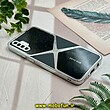 قاب گوشی Galaxy A70 - Galaxy A70S سامسونگ اورجینال لاکچری دیزاین عنکبوتی GKK CASE کرومی آینه ای محافظ لنزدار مشکی کد 28378