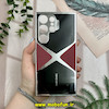 قاب گوشی Galaxy S24 Ultra سامسونگ اورجینال لاکچری دیزاین عنکبوتی GKK CASE کرومی آینه ای محافظ لنزدار مشکی قرمز کد 28421