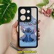 قاب گوشی Redmi Note 13 Pro 4G / Poco M6 Pro 4G / Redmi Note 14S شیائومی طرح سیلیکونی Solid چرمی کبریتی محافظ لنزدار طرح استیج stitch مشکی کد 28525