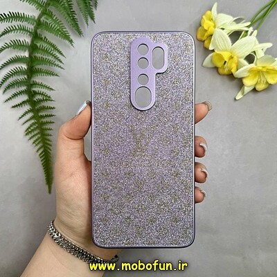 قاب گوشی Redmi Note 8 Pro شیائومی اکلیلی سواروسکی LV محافظ لنز دار بنفش کد 28572