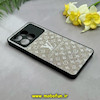 قاب گوشی Poco X6 Pro - Redmi K70E شیائومی اکلیلی سواروسکی LV محافظ لنز دار مشکی کد 28593