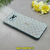 قاب گوشی Poco X3 - Poco X3 Pro شیائومی اکلیلی سواروسکی LV محافظ لنز دار آبی کد 28600