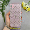 قاب گوشی Galaxy A51 سامسونگ اکلیلی سواروسکی LV محافظ لنز دار رزگلد کد 28628
