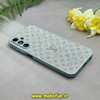 قاب گوشی Galaxy A15 سامسونگ اکلیلی سواروسکی LV محافظ لنز دار آبی کد 28638