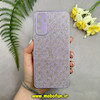 قاب گوشی Galaxy A05S سامسونگ اکلیلی سواروسکی LV محافظ لنز دار بنفش کد 28649