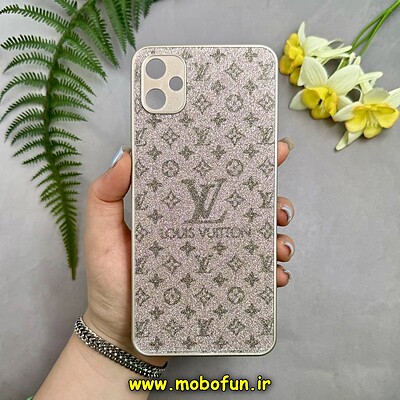 قاب گوشی Galaxy A05 سامسونگ اکلیلی سواروسکی LV محافظ لنز دار طلایی کد 28651