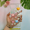 قاب گوشی Galaxy A12 - Galaxy M12 سامسونگ فانتزی برجسته هولوگرامی شیشه ای طرح قلب کیوت کد 28670