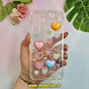 قاب گوشی Galaxy A25 سامسونگ فانتزی برجسته هولوگرامی شیشه ای طرح قلب کیوت کد 28682