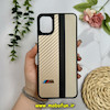 قاب گوشی Galaxy A05 سامسونگ پشت چرمی CASETIFY مات طرح اسپرت کربنی طلایی کد 28742