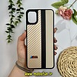 قاب گوشی Galaxy A05 سامسونگ پشت چرمی CASETIFY مات طرح اسپرت کربنی طلایی کد 28742