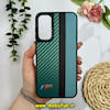 قاب گوشی Galaxy A15 سامسونگ پشت چرمی CASETIFY مات طرح اسپرت کربنی سبز کد 28763