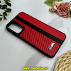 قاب گوشی Galaxy A15 سامسونگ پشت چرمی CASETIFY مات طرح اسپرت کربنی قرمز کد 28766