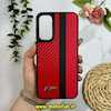 قاب گوشی Galaxy A15 سامسونگ پشت چرمی CASETIFY مات طرح اسپرت کربنی قرمز کد 28766