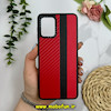 قاب گوشی Galaxy A22 4G - Galaxy M32 4G سامسونگ پشت چرمی CASETIFY مات طرح اسپرت کربنی قرمز کد 28776