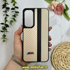 قاب گوشی Galaxy A35 سامسونگ پشت چرمی CASETIFY مات طرح اسپرت کربنی طلایی کد 28794