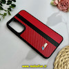 قاب گوشی Galaxy A35 سامسونگ پشت چرمی CASETIFY مات طرح اسپرت کربنی قرمز کد 28795