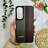 قاب گوشی Galaxy A35 سامسونگ پشت چرمی CASETIFY مات طرح اسپرت کربنی قهوه ای کد 28798