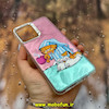 قاب گوشی Galaxy A12 - Galaxy M12 سامسونگ اورجینال فانتزی سخت MORE لیزری کرومی طرح گربه گارفیلد کد 28943