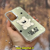 قاب گوشی Galaxy A25 سامسونگ اورجینال فانتزی سخت MORE لیزری کرومی طرح خرسی LUCKY BEAR کد 28965