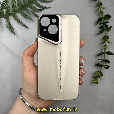 قاب گوشی iPhone 15 آیفون اورجینال Porsche Design HARD محافظ لنز دار طلایی کد 14932