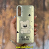 قاب گوشی Galaxy A30S - Galaxy A50S - Galaxy A50 سامسونگ اورجینال فانتزی سخت MORE لیزری کرومی طرح خرسی LUCKY BEAR کد 28971