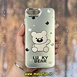 قاب گوشی iPhone 7 Plus - iPhone 8 Plus آیفون اورجینال فانتزی سخت MORE لیزری کرومی طرح خرسی LUCKY BEAR کد 29010