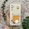 قاب گوشی Galaxy A54 سامسونگ عروسکی ژله ای پافر بالشتی دم پشمالو محافظ لنزدار طرح باب اسفنجی کد 14989