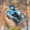 قاب گوشی iPhone 11 Pro Max آیفون اورجینال فانتزی سخت MORE لیزری کرومی طرح گربه کیوت کهکشانی کد 29029