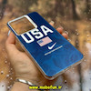 قاب گوشی Redmi Note 13 4G شیائومی اورجینال فانتزی سخت MORE لیزری کرومی طرح USA کد 29080